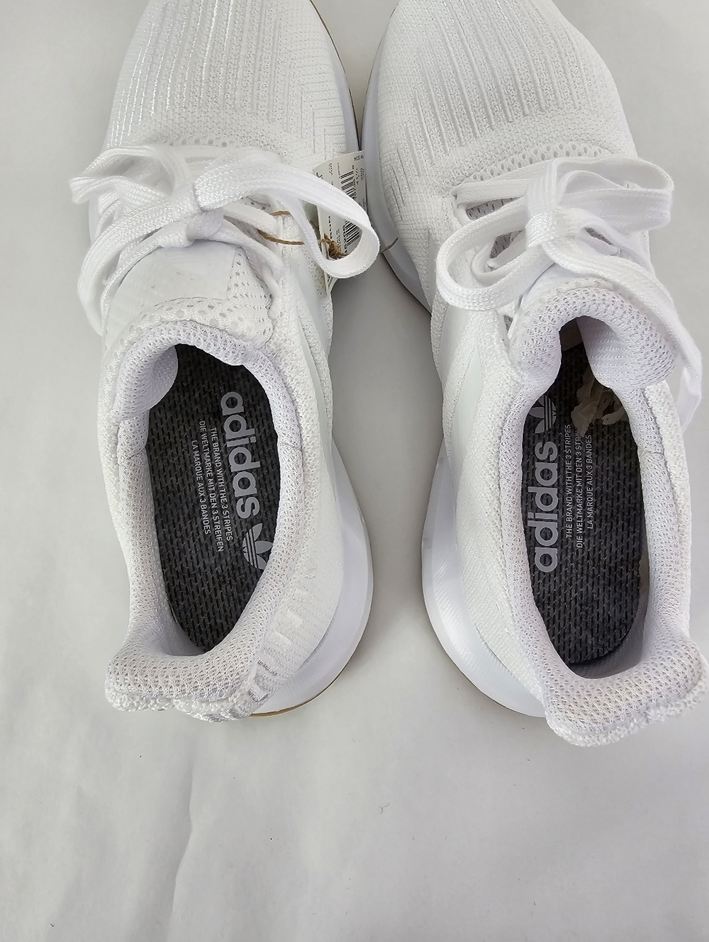 Adidas Orginals Swift Run Cloud White Gum Running Sneakers Men's 8 NEW Classic - Picture 7 of 10